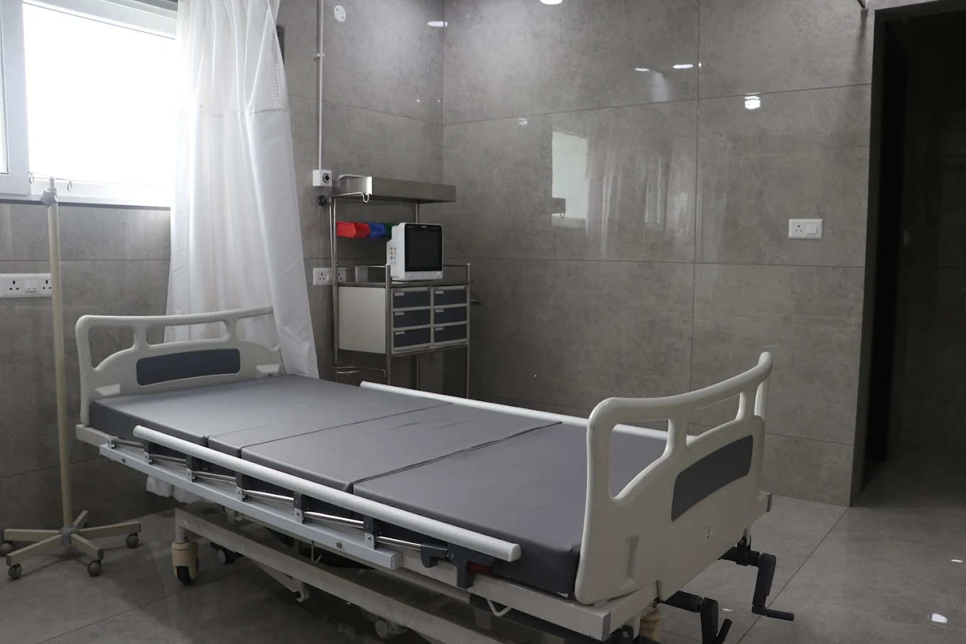 A recovery bay at Leela Super Speciality Dental Hospital, Kakinada.
